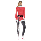 Christmas Red Female Husky Dog Jumpsuit Outfits Cosplay Costume Outfits Halloween Carnival Suit
